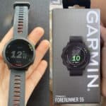 Garmin Relógio Forerunner 55 Preto 42mm com Monitor Cardíaco de Pulso e GPS na Amazon