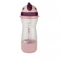 Garrafa Com Porta Biscoito Copo Rose na Amazon