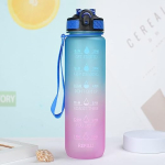 Garrafa De Água Squeeze Colorida Tie Dye – 1000ml verão academia parque (Azul com Rosa) na Amazon