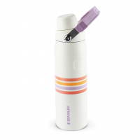 Garrafa Térmica Aerolight Fast Flow Varsity Cream Lilac Stripes | 710 ML na Amazon