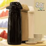 Garrafa Térmica Air Pot 1,8L Slim Pressão Preto Invicta na Amazon