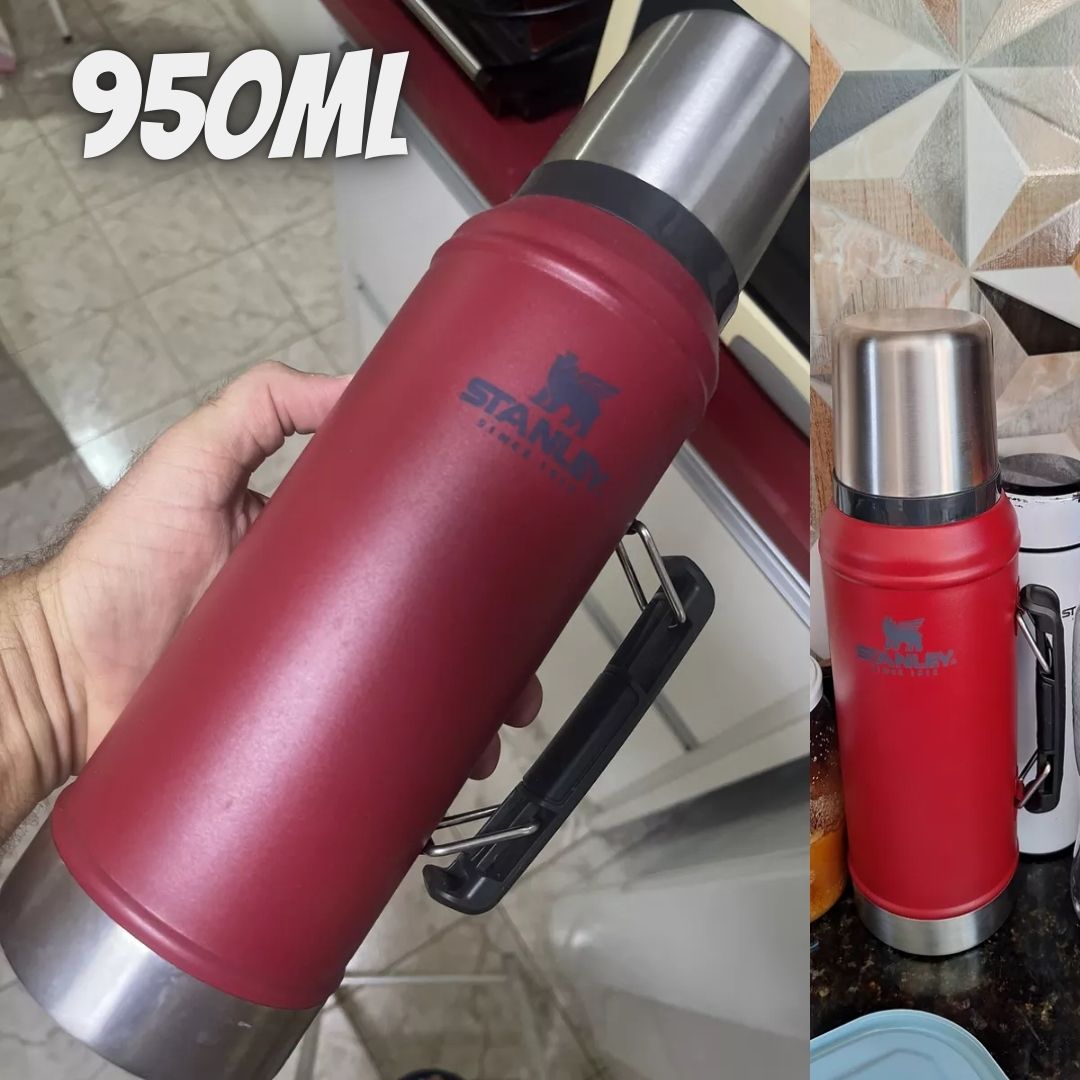 Garrafa térmica Classic Stanley na Amazon