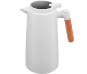 Garrafa Térmica de Plástico com Cabo de Madeira e Termômetro – 1L na Amazon