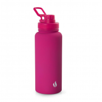 Garrafa Térmica Mayall Dupla Camada Inox Com Fechamento Por Rosca E Alça 1L Fucsia Fosco Termopro na Amazon