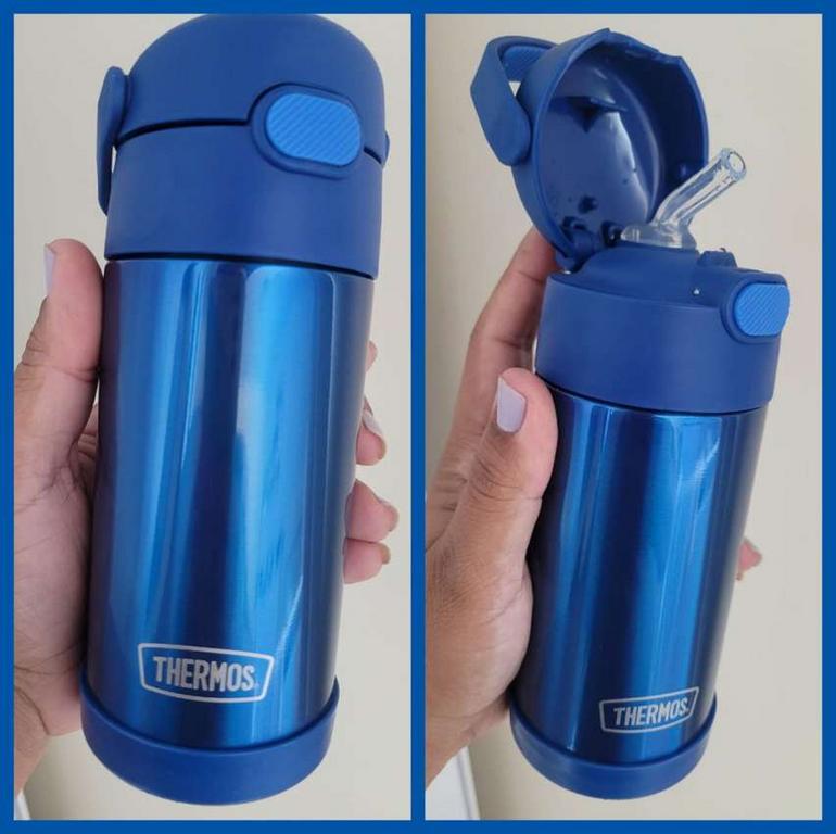 Garrafa Thermos Blue Funtainer 340 ml na Amazon