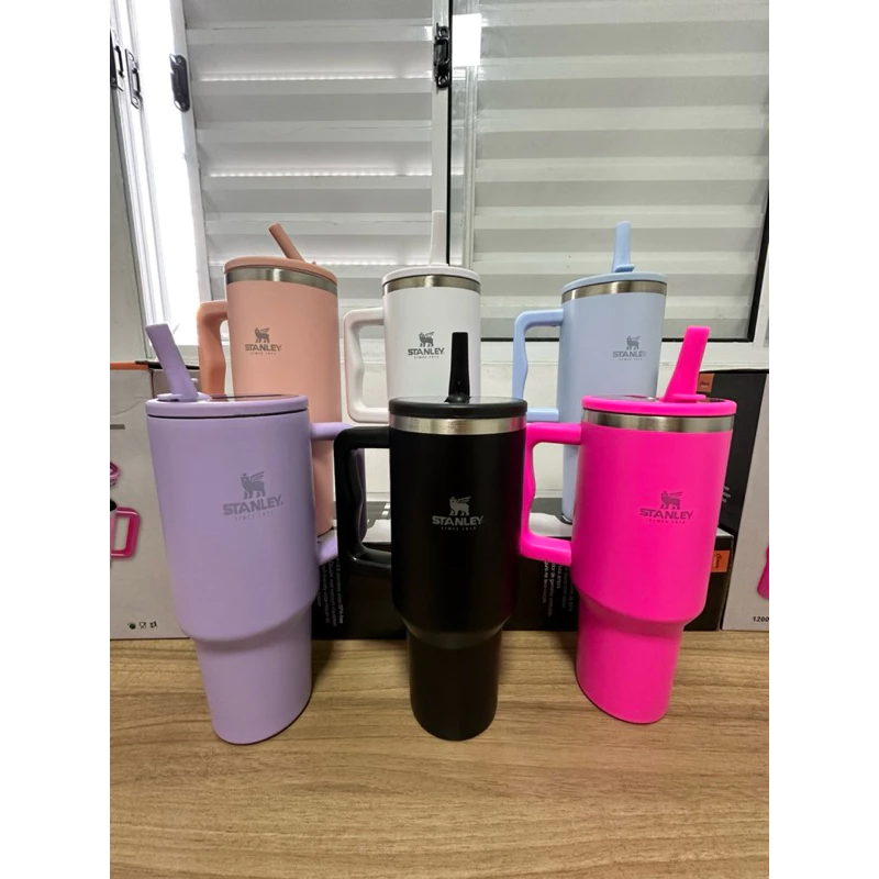 Garrafa Travel Tumbler com tampa Antivazamento 1200 ML, aço inoxidável, caneca isolada a vácuo Mantém +10 horas gelado na Shopee