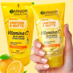 Gel de Limpeza Facial Antibacteriano Garnier Uniform & Matte Vitamina C Antioleosidade, 150ml na Amazon