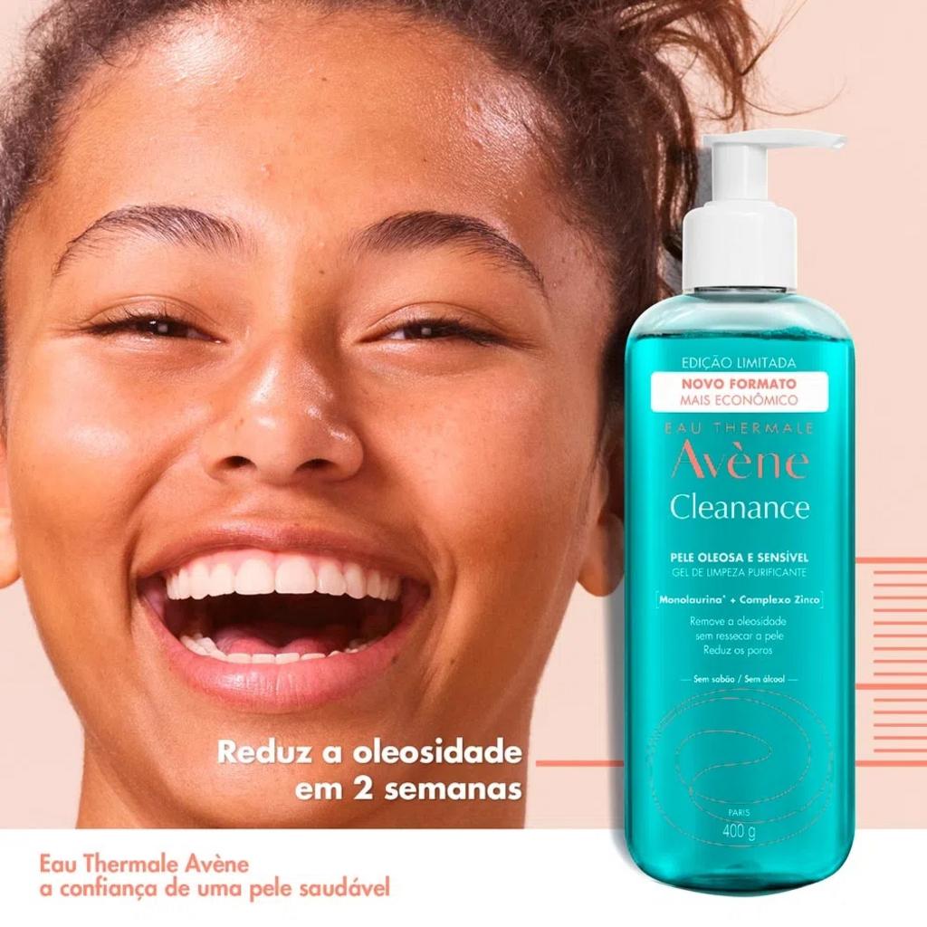 Gel de Limpeza Facial Avène – Cleanance Gel 400g na Magazine Luiza