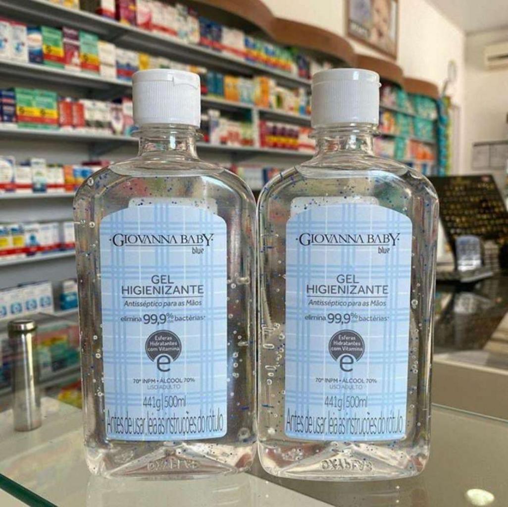 Gel Higienizante 70% Blue 500Ml, GIOVANNA BABY, Azul na Amazon