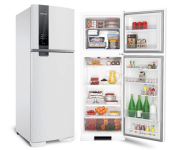 Geladeira Brastemp Frost Free Duplex 375 litros cor Branca com Espaço Adapt – BRM45JB na Brastemp