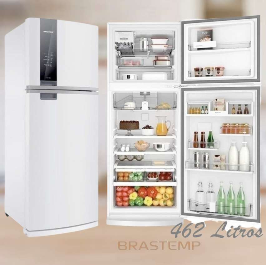 Geladeira Brastemp Frost Free Duplex 462 litros Branca com Turbo Control – BRM56BB na Brastemp