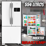 Geladeira Brastemp Frost Free French Door – Branca 554L BRO85AB na Magazine Luiza