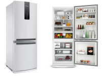 Geladeira Brastemp Frost Free Inverse 443 litros Branca com Turbo Ice – BRE57AB na Magazine Luiza