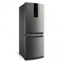 Geladeira Brastemp Frost Free Inverse 443 Litros Cor Inox Com Turbo Ice - BRE57AK • na Brastemp