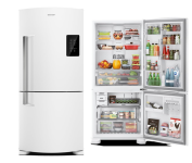 Geladeira Brastemp Frost Free Inverse 588 litros Branca com Smart Bar BRE85AB na Amazon