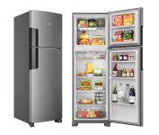 Geladeira Consul CRM44MK Duplex Inverter 377L Frost Free Inox – 220V na Casas Bahia