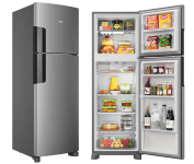 Geladeira Consul CRM44MK Duplex Inverter 377L Frost Free Inox na Casas Bahia