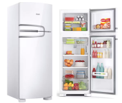 Geladeira Consul Frost Free CRM39AB Duplex com Prateleiras Altura Flex Branca – 340L na Casas Bahia