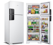 Geladeira Consul Frost Free CRM56FB Duplex com Espaço Flex e Painel Eletrônico Externo Branca – 451L na Casas Bahia
