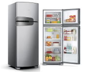 Geladeira Consul Frost Free Duplex 340 litros com Prateleiras Altura Flex cor inox – CRM39AK 220V na Amazon