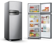 Geladeira Consul Frost Free Duplex 340 litros com Prateleiras Altura Flex – inox na Amazon