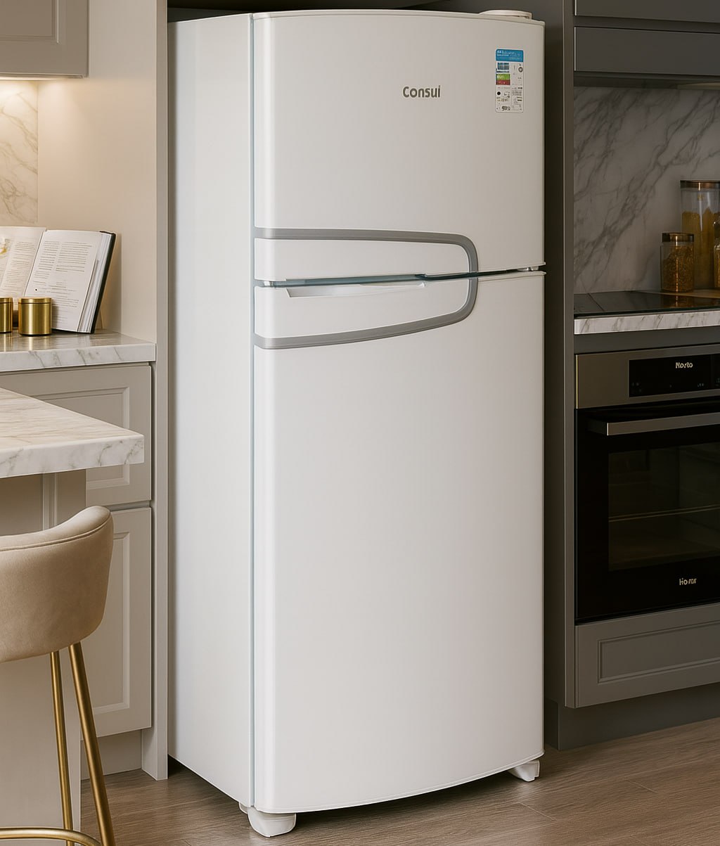 Geladeira Consul Frost Free Duplex 340L Branca com Prateleiras Altura Flex 110V CRM39ABANA na Aliexpress