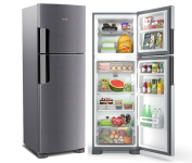 Geladeira Consul Frost Free Duplex 386 litros com Altura Flex cor Inox CRM44AK na Amazon