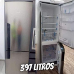 Geladeira Consul Frost Free Duplex 397 litros Evox com freezer embaixo – CRE44BK 220V na Amazon