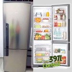 Geladeira Consul Frost Free Duplex 397 litros Evox com freezer embaixo – CRE44BK na Magazine Luiza