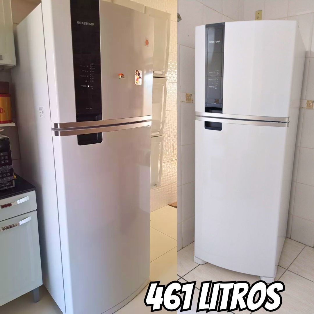 Geladeira Duplex Frost Free 461 litros A+++ cor Branca com tecnologia Turbo Control e Fresh Box – BRM56FB na Brastemp
