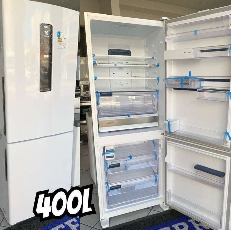 Geladeira Electrolux Frost Free 400L Inverse com AutoSense Branca (DB44) 127V na Amazon