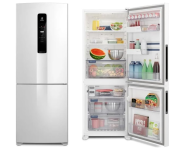Geladeira Electrolux Frost Free 490L Efficient com AutoSense Inverse Branco (IB7) na Amazon