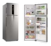 Geladeira Electrolux Frost Free Duplex Efficient com AutoSense cor Inox Look 390L na Amazon