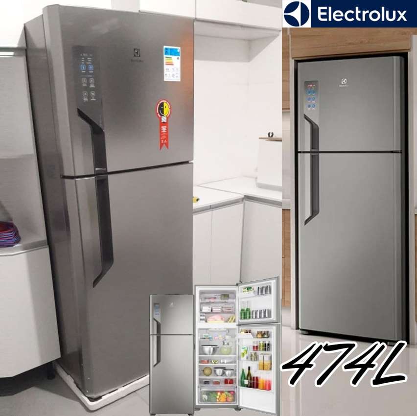 Geladeira Electrolux Frost Free Inverter 474L Efficient Duplex Cor Inox (IT56S) na Shopclub