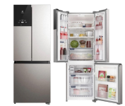 Geladeira Electrolux Frost Free Inverter 480L Efficient AutoSense 3 Portas Inox Look (IM7S) 220V na Amazon