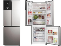 Geladeira Electrolux Frost Free Inverter 480L Efficient AutoSense 3 Portas Inox Look na Amazon