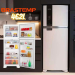 Geladeira Frost Free Duplex 2 Portas BRM55BB 462L Brastemp na Magazine Luiza
