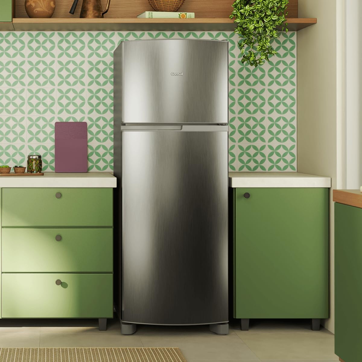 Geladeira Frost Free Duplex 333 Litros Inox Consul – CRM40MK na Amazon