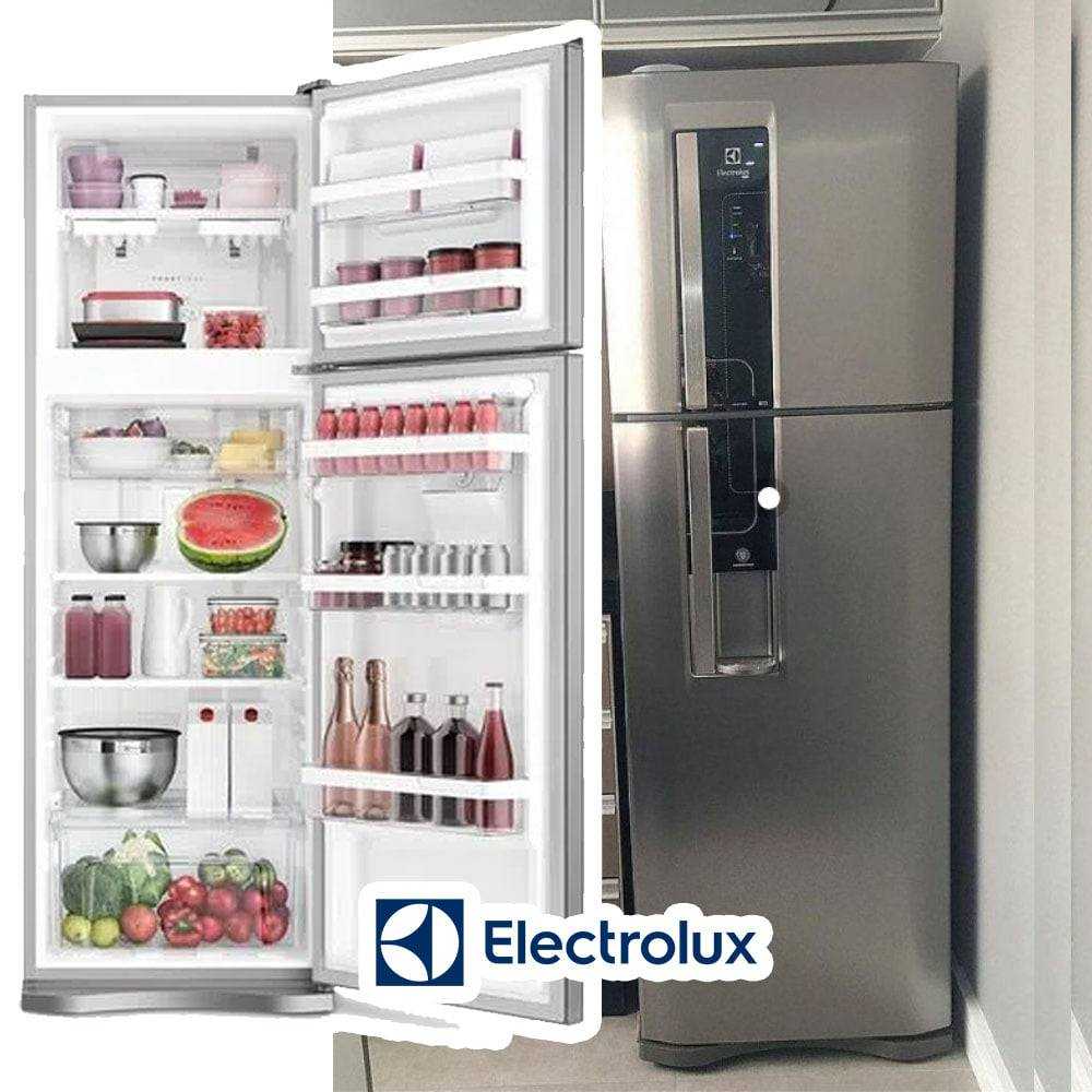 Geladeira Frost Free Electrolux Top Freezer 382L com Dispenser de Água (TW42S) Prata na Americanas
