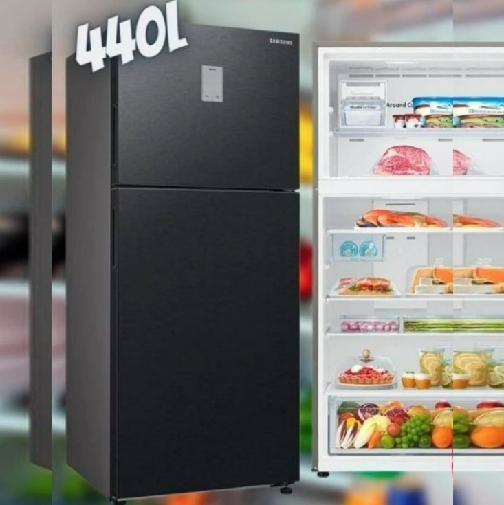 Geladeira Frost Free Samsung RT43 com POWERvolt Inverter Duplex 440L Black Inox Look – BIVOLT na Compra Certa