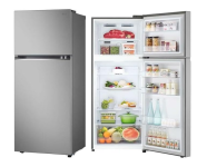 Geladeira LG Frost Free Inverter – 375L – Duplex Look GN-B372PFMB – Inox na Amazon