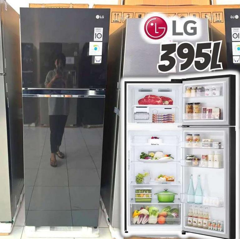 Geladeira LG Top Freezer 395 litros Black – GN-B392PXGB – Compressor Smart Inverter – 110V na Magazine Luiza