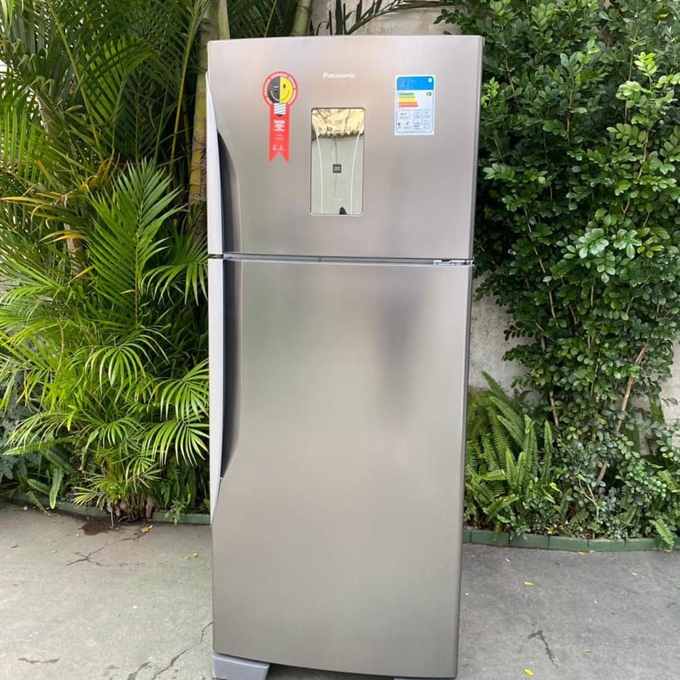 Geladeira Panasonic Frost Free 435L A++ Aço Escovado 220v – NR-BT50BD3X na Amazon