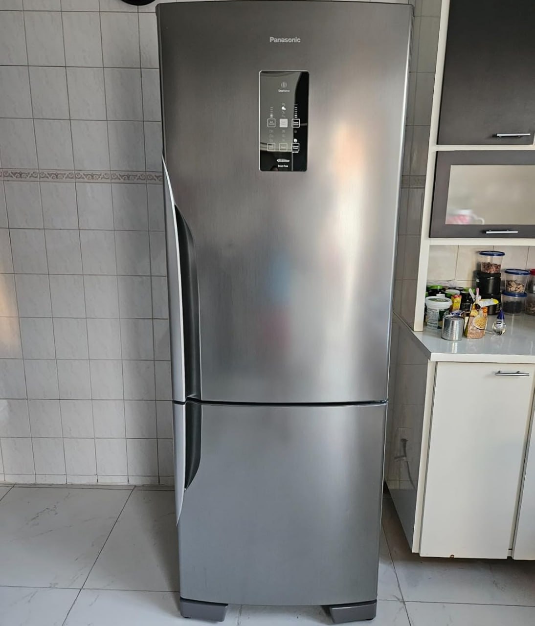 Geladeira Panasonic Frost Free 480L A+++ Aço Escovado – NR-BB71PVFX na Amazon