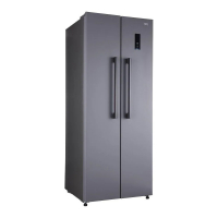 Geladeira Refrigerador HQ Frost Free Side By Side 460 Litros Cinza HQ-460SBSFF 220V na Carrefour