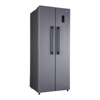 Geladeira Refrigerador HQ Frost Free Side By Side 460 Litros Cinza HQ-460SBSFF na WebContinental