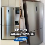 Geladeira Samsung Frost Free Inverse 435 Litros Inox 110V na Amazon