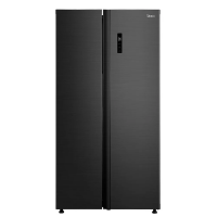 Geladeira Side By Side 511 Litros Inverter Preto Conectada Midea MD-RS710FGD281 na WebContinental
