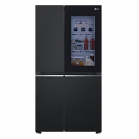 Geladeira Smart LG Inverter Side By Side InstaView 647 Litros Cor Black Inox (GC-V257SQV) na LG