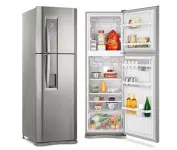 Geladeira Top Freezer com Dispenser de Água Platinum 400L (DW44S) 220V na Amazon